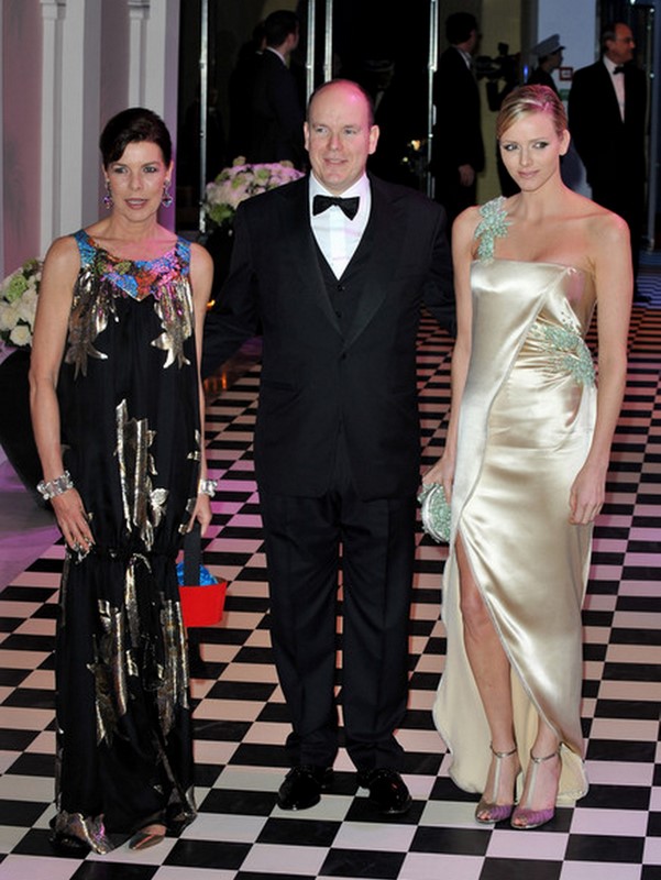 27 MarchMonaco Royal Family attended the Monte Carlo Morocco Rose Ball at