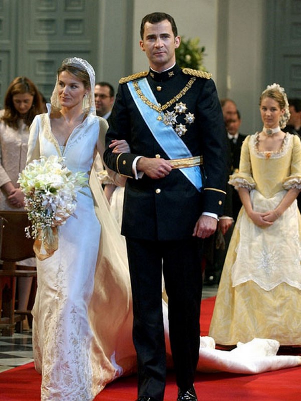 princess letizia royal wedding. Prince Felipe and Princess